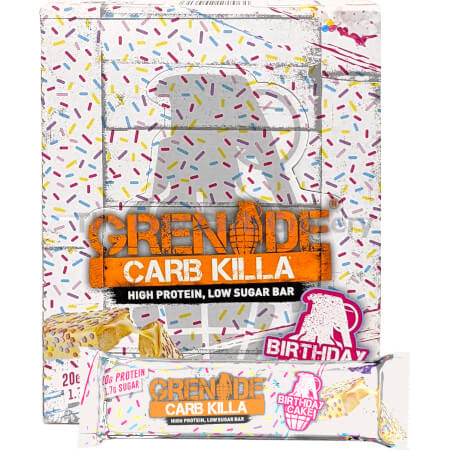 Carb Killa High Protein Bar-Birthday Cake